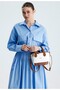 White, Soft Textured, Scarf-Style, Crossbody Strap, Minimalist, Hand & Shoulder Women's Bag - 7