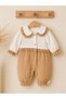 Lace Collar Muslin Jumpsuit Summer Product - 2