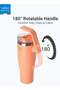 950ml Insulated Stainless Steel Travel Mug 180° Rotating Handle – Hot or Cold Drinks - 4