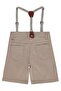 Strappy Jeans 2-5 Years Capri - Beige - 2