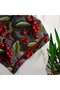 Women's Premium Patterned Neck Bag and Hair Scarf 70X70 cm - 3