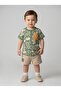 Baby Boy Jnr Authentic Printed Muslin Shorts Set