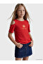 Original Shoulder Open Embroidered Girls' T-Shirt - 3