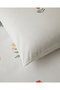 Garden Melody Cotton Double Duvet Cover Set 200X220 cm Green-Yellow - 4