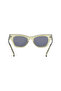 Non Polarized Sunglasses Crystal Green Frame Smoke Mirror Lens 50mm - P585GY1V - 4