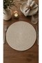 Natural Collection 6-Piece Macrame Knitted Placemat & Coaster Set – Handmade Decorative American Serving Set - 3