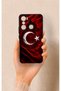 Infinix Hot 20I Compatible Wolf Turkish Flag Patterned Silicone Case