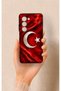 Oppo A5 5g Compatible Turkish Flag Patterned Silicone Case