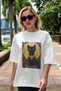 For the Love of Cats 75 Front Cat Printed White Oversize T-Shirt 100% Cotton Unisex Cat Lover Premium Design - 5