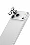 واقي عدسة الكاميرا المتوافق مع iPhone 17 Pro / 17 Pro Max (مع الحجر - بدون الحجر) - 3