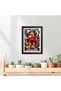 Alayra Cristiano Ronaldo Poster Portugal Legend Poster Framed Painting with Black Frame (12 inches - 3