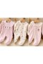 Mother Baby Newborn 3-Piece Combination Jumpsuit Set 100% Cotton Baby Girl Hospital Release - 3