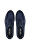 Men's Genuine Leather Navy Blue Suede Casual Shoes - 5