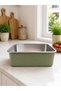 304 Stainless Steel 3-Piece Vacuum Storage Container Green - 2