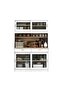 Maeda Kitchen Cabinet With 4 Sliding Doors & 2 Drawers L120xW39.6xH180cm - White/Oak - 3