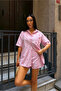 Fisto Embroidered Shirt and Shorts Top-Bottom Set - 5