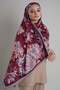 Şarabi Zera Shawl Collection Italian Stitched Miracle Fabric Floral Patterned 202132_08