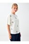 Off-White 100% Cotton Sailing Print Detailed T-Shirt - 4