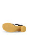 Black Suede Women's Heeled Sandals - 6