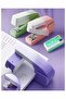 Green Stapler 24/6 1 Piece Fixpoint P-4550 Pastel Colors Large Stapler and Wire 20 25 S - 4