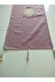 Handcrafted Lace Embroidered Soft Linen 100% Cotton 47X115 cm Runner - 3