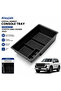 Central Armrest Console Tray Organizer Storage Box Compatible with Toyota Land Cruiser 2022+, Non-Slip Console Organizer, Durable ABS Storage Tray, 1 Piece