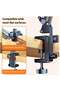 Foldable Long Arm Tablet Stand for Bed, Adjustable Phone Stand with 360 Degrees Rotation - 2
