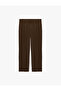 Comfortable Fit Pocketed Cotton-Linen Blend Pleated Summer Wide-Leg Trousers - 2