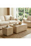 Glennis End Table | Multifunctional Living Room Table | Space Saving End Table L40xW40xH40cm-Beige - 5