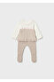 Baby Girl Knitted Booties Top and Bottom Set 1594 - 2