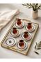 Palmiye Porcelain 6-Piece Tea Plate Set