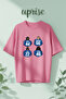 Off Campus Briar Logan Tucker Dean Garrett Printed Cotton Oversize T-Shirt