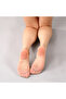 Sheera Series 3 Pieces Invisible Slingback Socks Non-Slip Silicone Based Tulle Open Heel Shoe Socks - 4