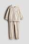 2-piece cotton sweatshirt set