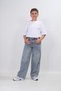 Unisex Kids Anthracite Loose Cut Denim Loose Fit Knee-Stitched Relaxed Baggy Bottom Wear Jean Trousers