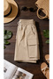 Cargo Skirt with Elasticated Pocket Detail - 2