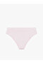 High Waist Bikini Bottom with Metal Accessories - 2