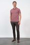 Pink Polo Collar Pique Short Sleeve Slim Fit Cotton Gift Boxed T-Shirt 1011260169 - 3