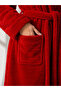 Women's Hooded Plush Wellsoft Bamboo Organic Bathrobe with Pockets and Belt, Soft Textured Dressing Gown - 6