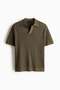 Regular Fit Linen-blend polo shirt - 5