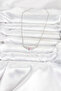 Chain Silver Color Winged Pink Heart Model Women's Necklace - Ebj260612W43942 - 2