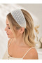 White Tulle Crown with Pointed Detail