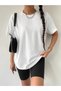Don'T Talk Printed Women's / Girls' Oversize Salas T-Shirt Boyfriend - 4