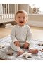 Lcw Baby Crew Neck Long Sleeve Printed Baby Boy Romper