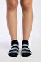 Women's 4-Pack Bamboo Booties Socks with Stripe Pattern - 2