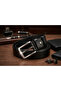 Gk0015 Genuine Textured Leather Single Piece Stainless Buckle Width 3.5 cm Black Sport Classic Men's Belt with Bridge - 2