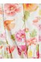 Ozmarka New Season Square Collar Floral Printed Girls' Dress - 5