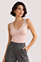 Women's 2-Piece Lace Strap V-Neck Cotton & Modal Flexible Undershirt - 2-Piece Advantage Pack - 2