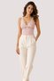 Women's Lace Detailed V-Neck Cotton & Modal Stretchy Bustier Undershirt - 2