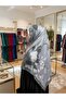 Big Size Voile Silk Scarf Autumn Breeze 115X115 cm - 2